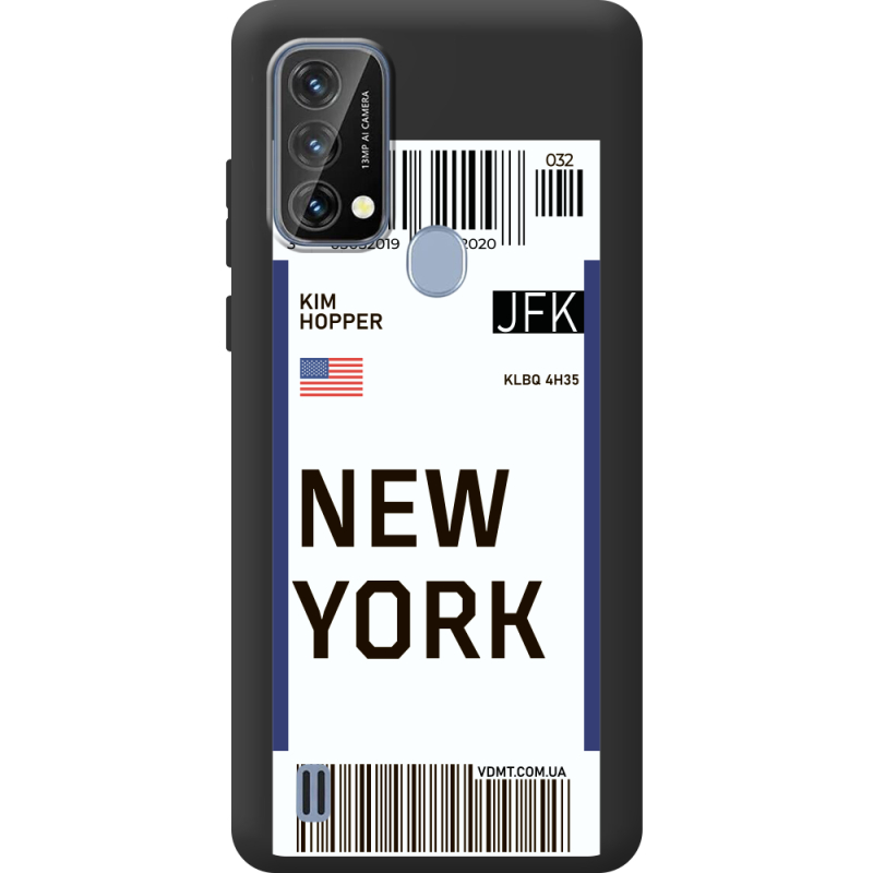 Прозорий чохол BoxFace Blackview A50 Ticket New York