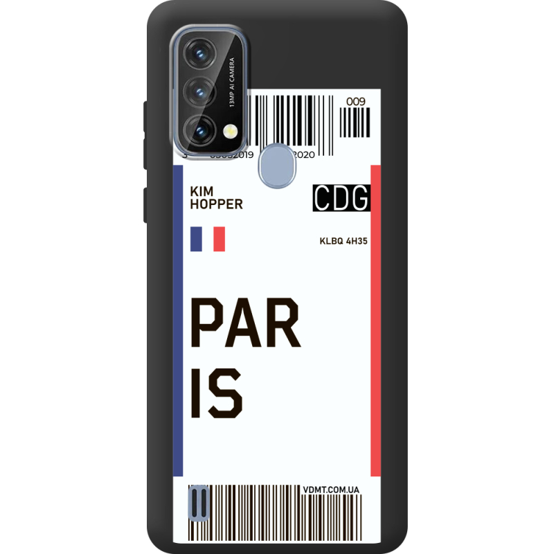 Прозорий чохол BoxFace Blackview A50 Ticket Paris