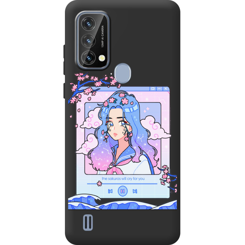 Прозорий чохол BoxFace Blackview A50 The Sakuras Will Cry For You