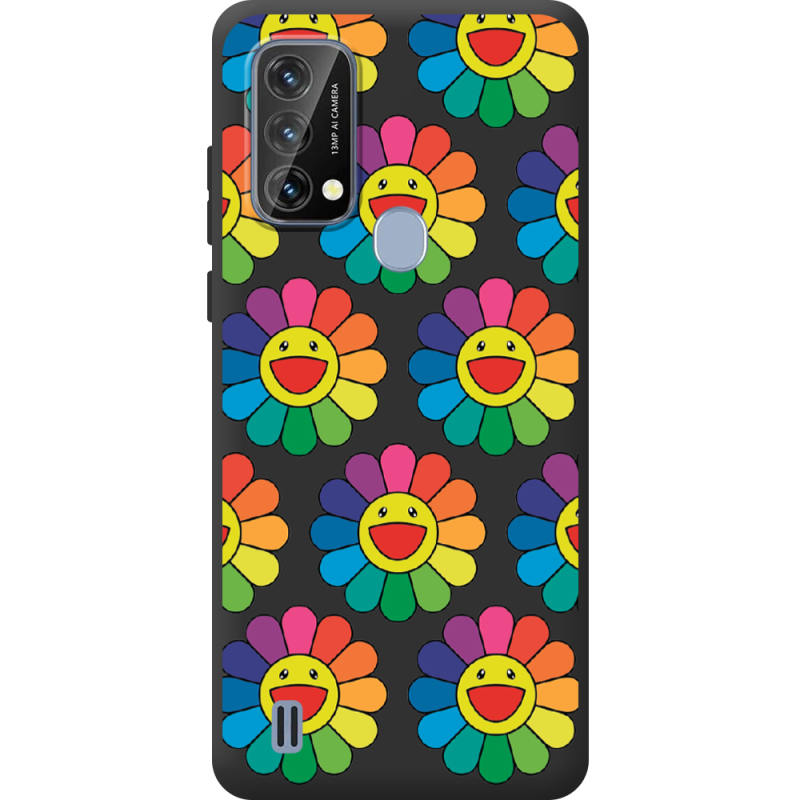 Прозорий чохол BoxFace Blackview A50 Hippie Flowers