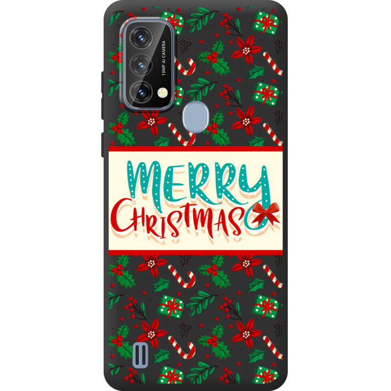 Прозорий чохол BoxFace Blackview A50 Vintage Christmas Pattern