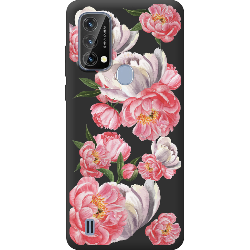 Прозорий чохол BoxFace Blackview A50 Peony Watercolor Style