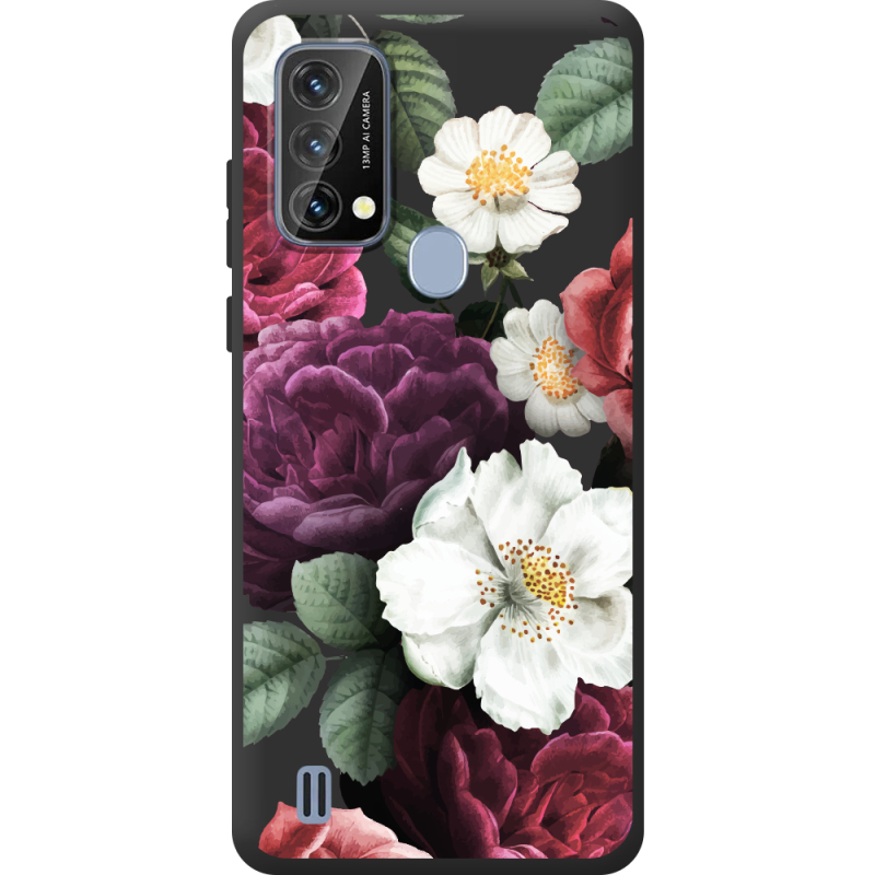 Прозорий чохол BoxFace Blackview A50 Floral Dark Dreams