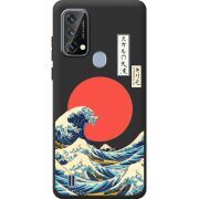 Прозорий чохол BoxFace Blackview A50 Большая волна в Канагаве