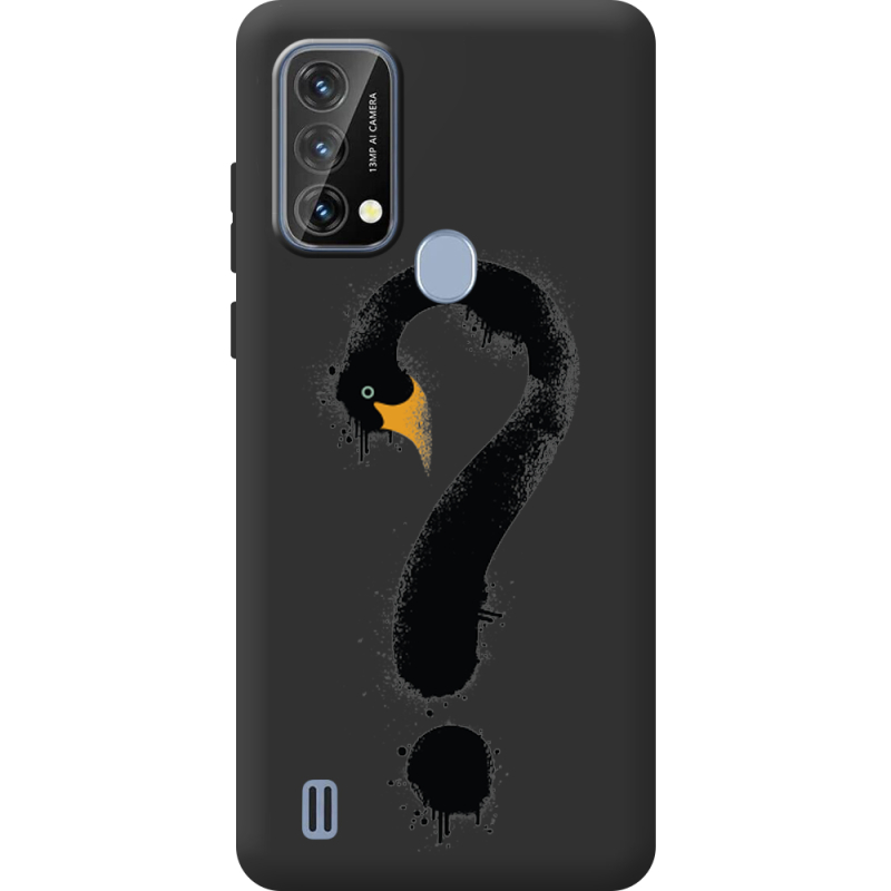 Прозорий чохол BoxFace Blackview A50 Swan question