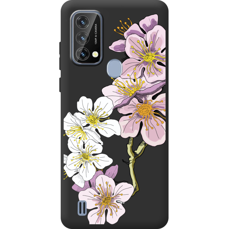 Прозорий чохол BoxFace Blackview A50 Cherry Blossom