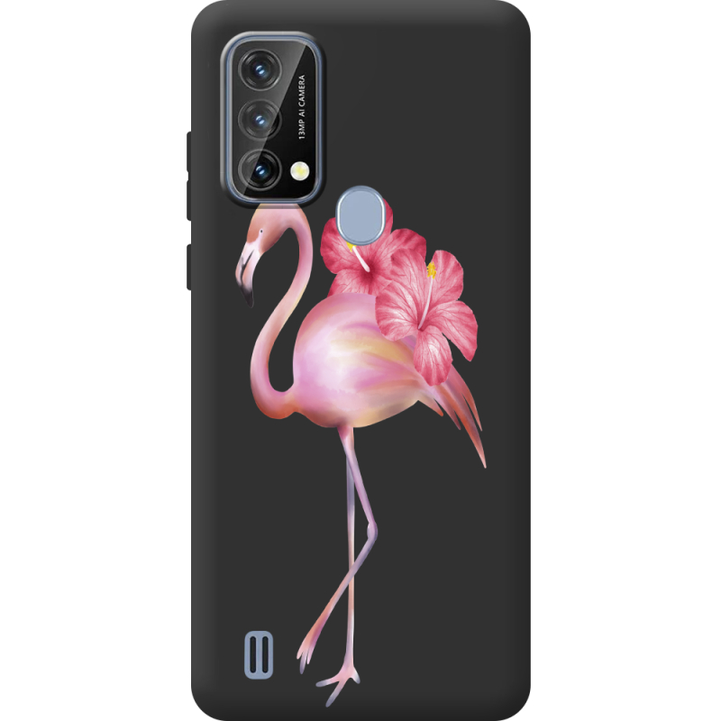 Прозорий чохол BoxFace Blackview A50 Floral Flamingo
