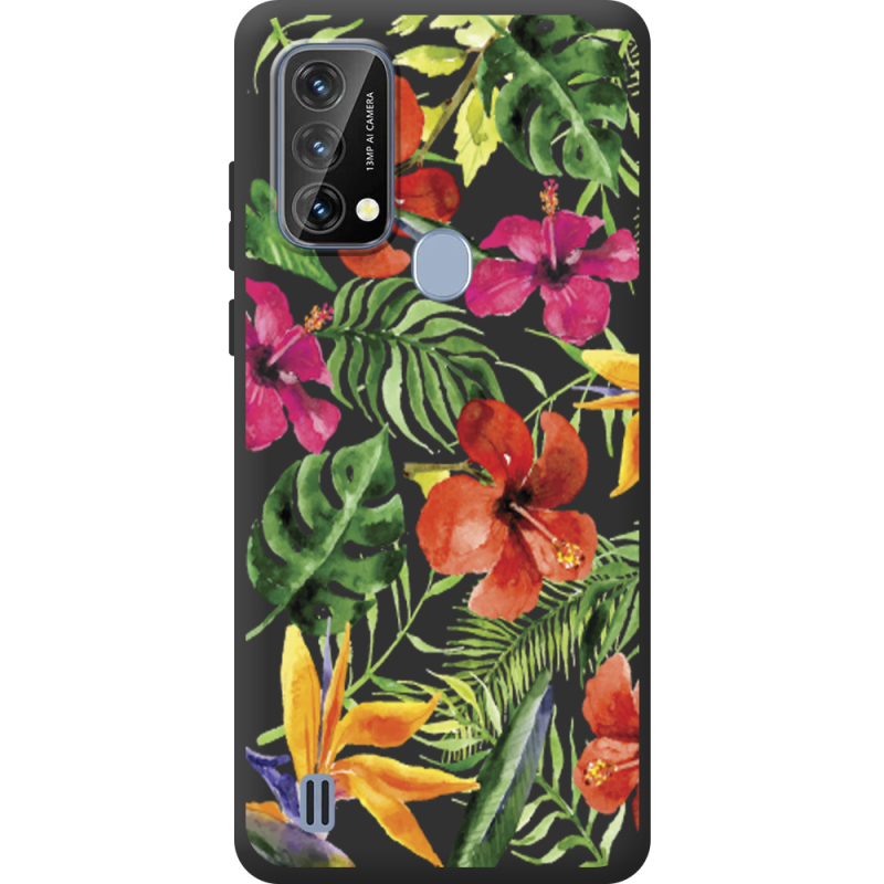Прозорий чохол BoxFace Blackview A50 Tropical Flowers