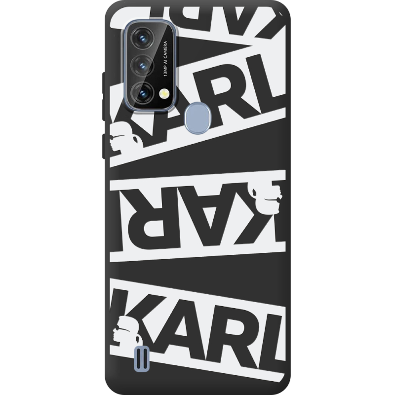 Чорний чохол BoxFace Blackview A50 White Karl