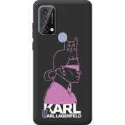 Чорний чохол BoxFace Blackview A50 Pink Karl