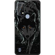 Чорний чохол BoxFace Blackview A50 Wolf