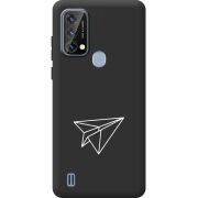 Чорний чохол BoxFace Blackview A50 Paper Plane