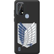 Чорний чохол BoxFace Blackview A50 Атака Титанов Крылья Свободы