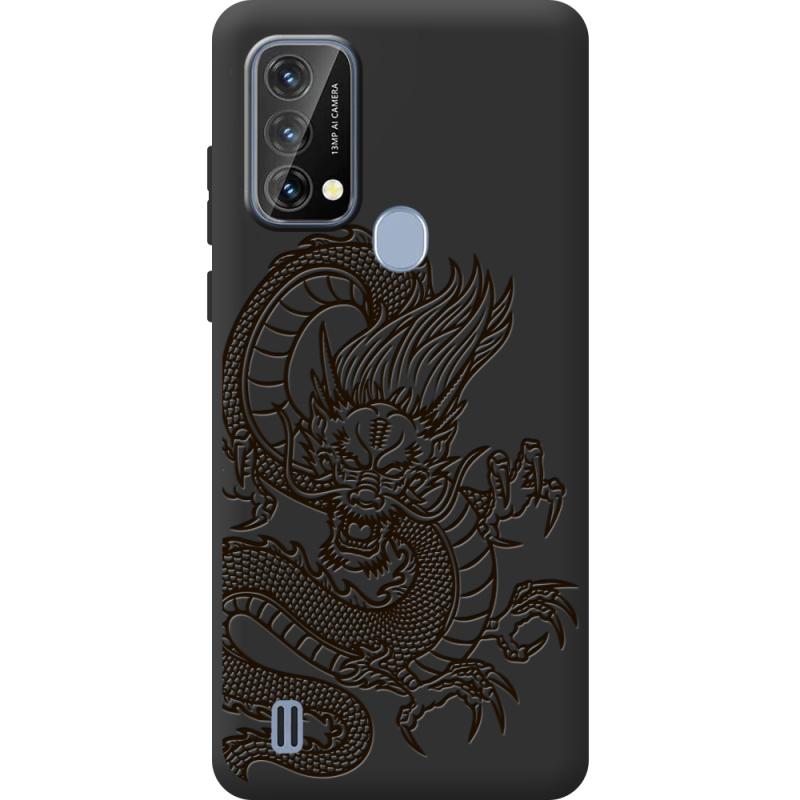 Чорний чохол BoxFace Blackview A50 Chinese Dragon