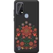 Чорний чохол BoxFace Blackview A50 Ukrainian Ornament