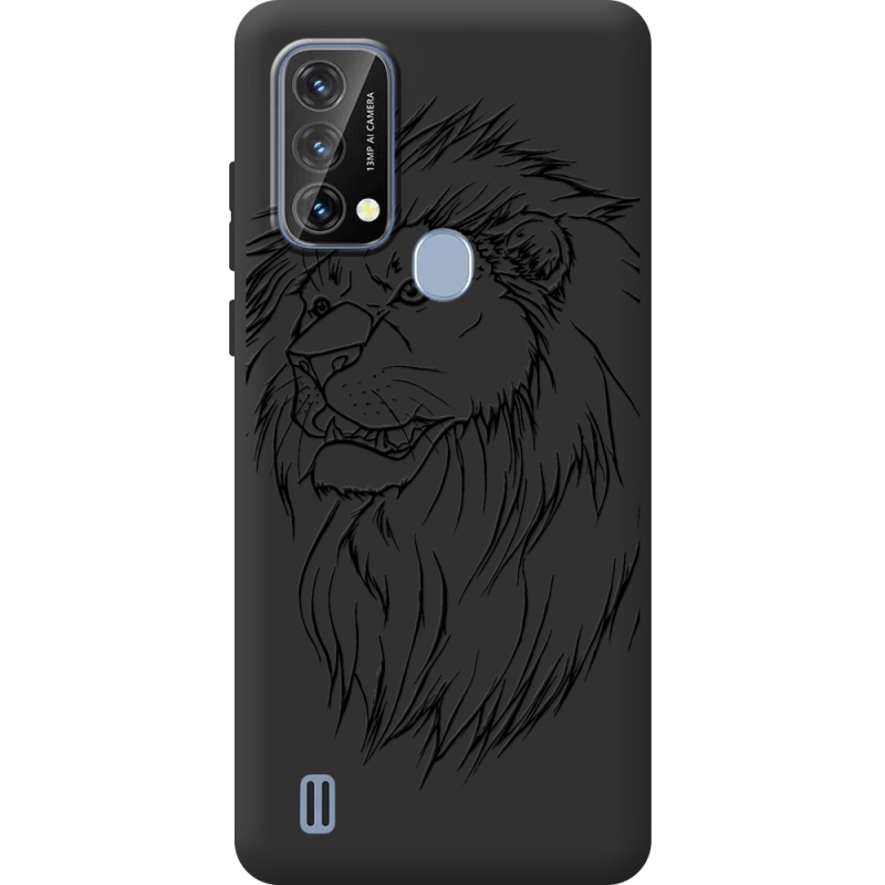 Чорний чохол BoxFace Blackview A50 Lion