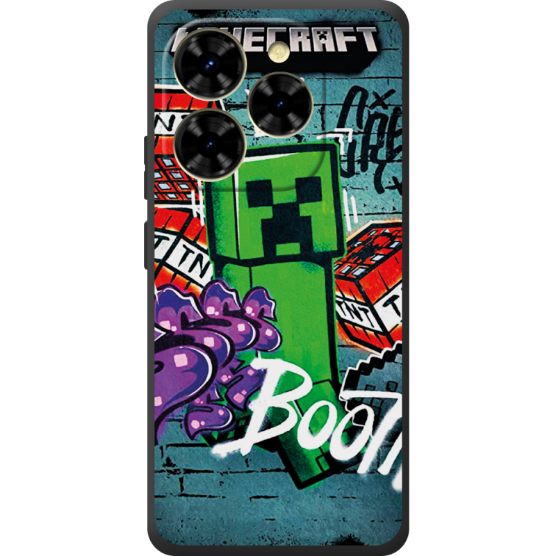 Чохол BoxFace Blackview Shark 9 Minecraft Graffiti