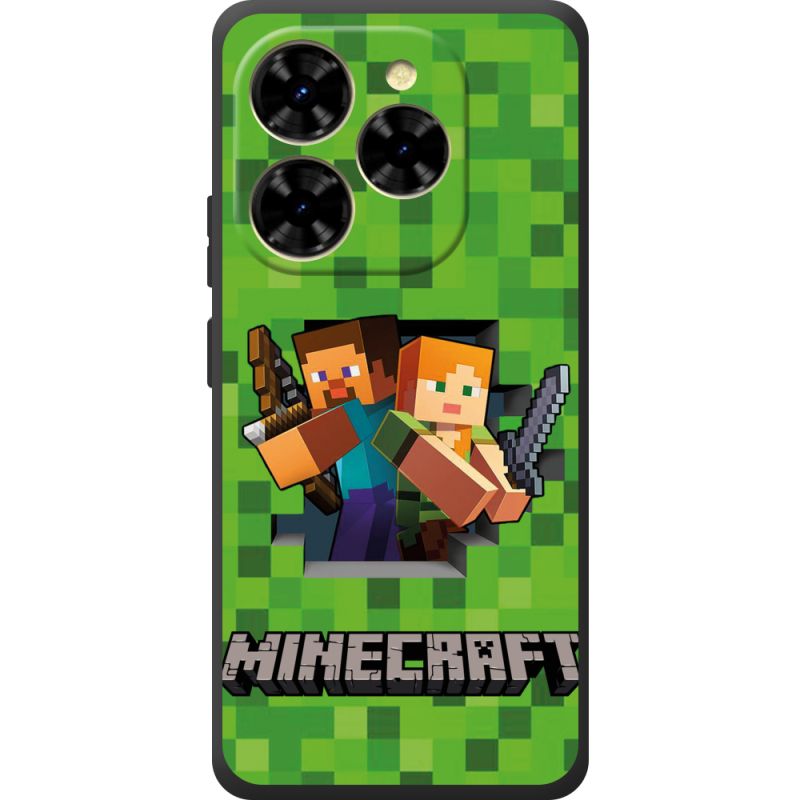 Чохол BoxFace Blackview Shark 9 Майнкрафт Стів і Алекс