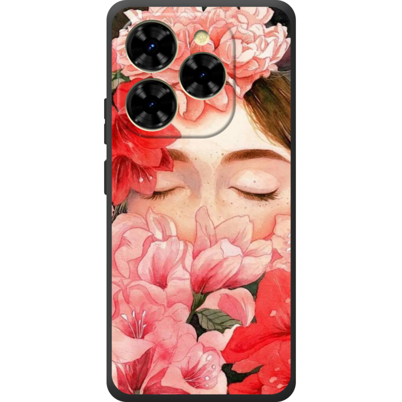 Чохол BoxFace Blackview Shark 9 Girl in Flowers