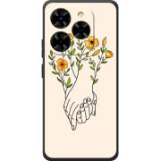 Чохол BoxFace Blackview Shark 9 Flower Hands