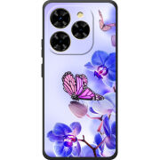 Чохол BoxFace Blackview Shark 9 Orchids and Butterflies