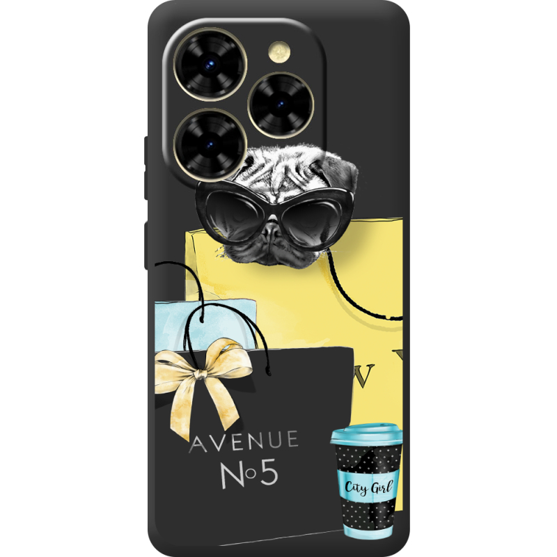 Прозорий чохол BoxFace Blackview Shark 9 Fashion Pug