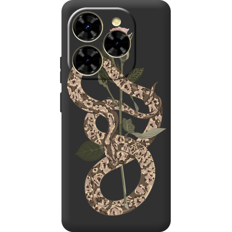 Прозорий чохол BoxFace Blackview Shark 9 Glamor Snake