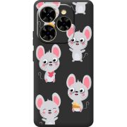 Прозорий чохол BoxFace Blackview Shark 9 с 3D-глазками Mouse