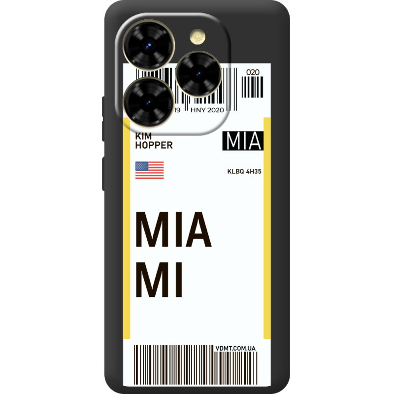 Прозорий чохол BoxFace Blackview Shark 9 Ticket Miami