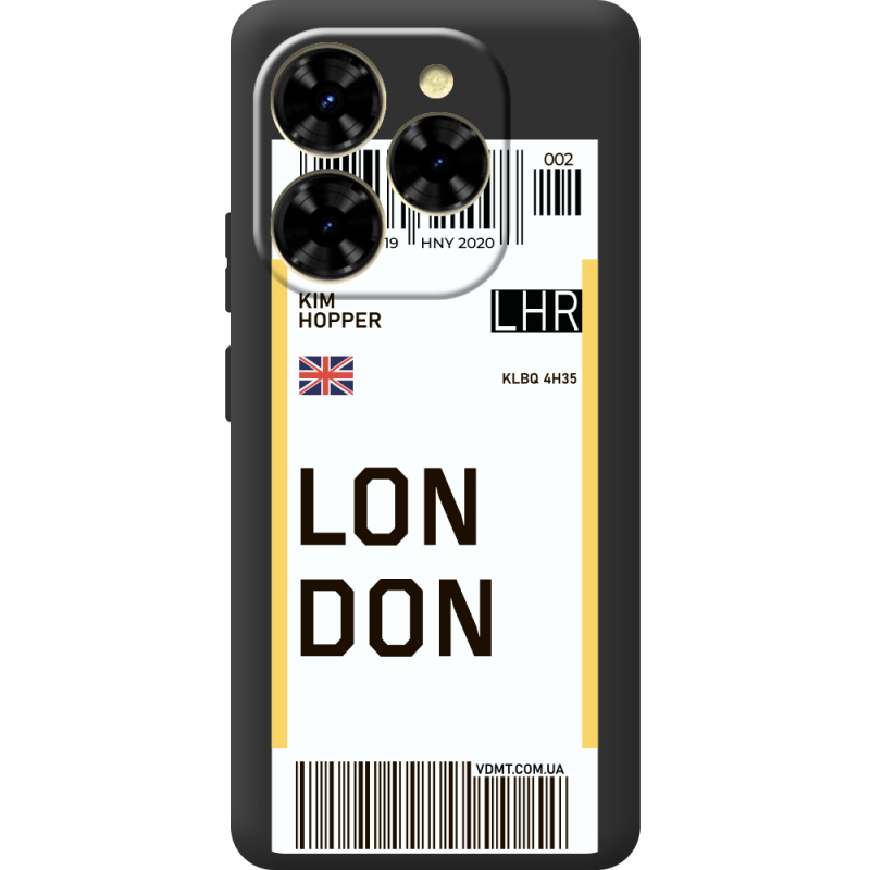 Прозорий чохол BoxFace Blackview Shark 9 Ticket London