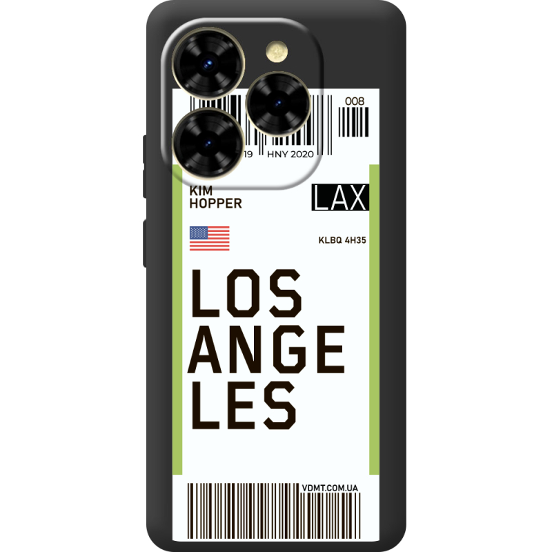 Прозорий чохол BoxFace Blackview Shark 9 Ticket Los Angeles