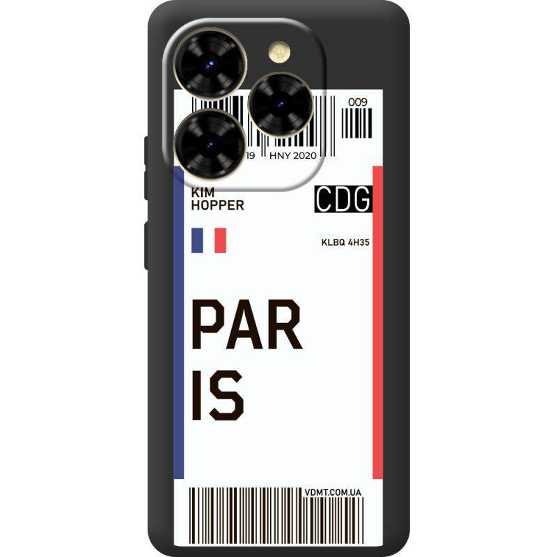 Прозорий чохол BoxFace Blackview Shark 9 Ticket Paris