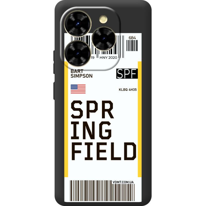 Прозорий чохол BoxFace Blackview Shark 9 Ticket Springfield