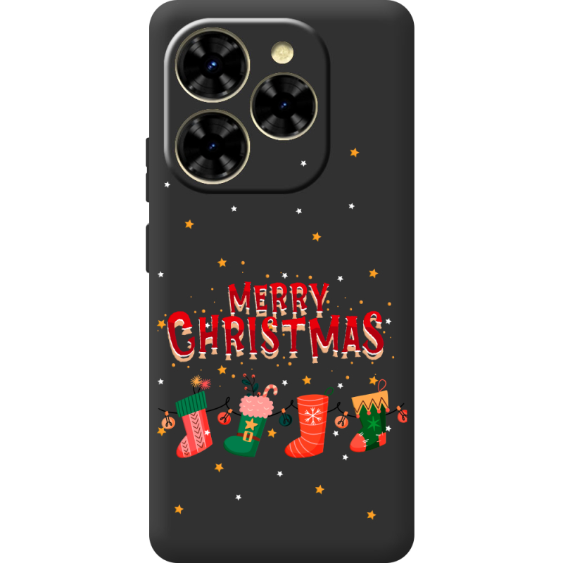 Прозорий чохол BoxFace Blackview Shark 9 Merry Christmas