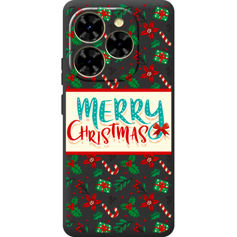 Прозорий чохол BoxFace Blackview Shark 9 Vintage Christmas Pattern