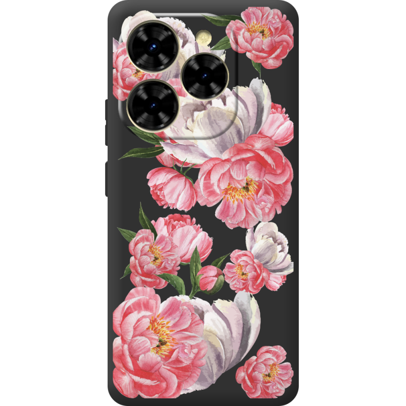 Прозорий чохол BoxFace Blackview Shark 9 Peony Watercolor Style