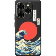 Прозорий чохол BoxFace Blackview Shark 9 Большая волна в Канагаве