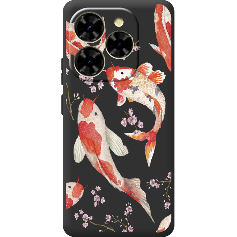 Прозорий чохол BoxFace Blackview Shark 9 Japanese Koi Fish