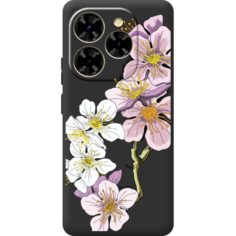 Прозорий чохол BoxFace Blackview Shark 9 Cherry Blossom