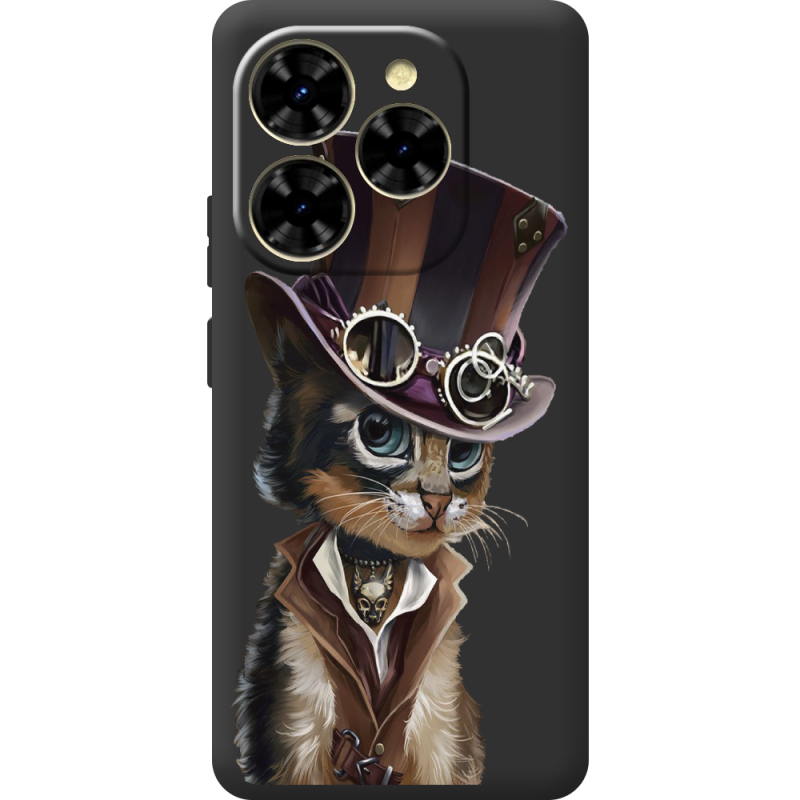 Прозорий чохол BoxFace Blackview Shark 9 Steampunk Cat