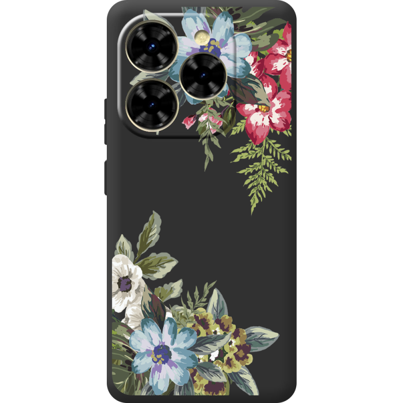 Прозорий чохол BoxFace Blackview Shark 9 Floral