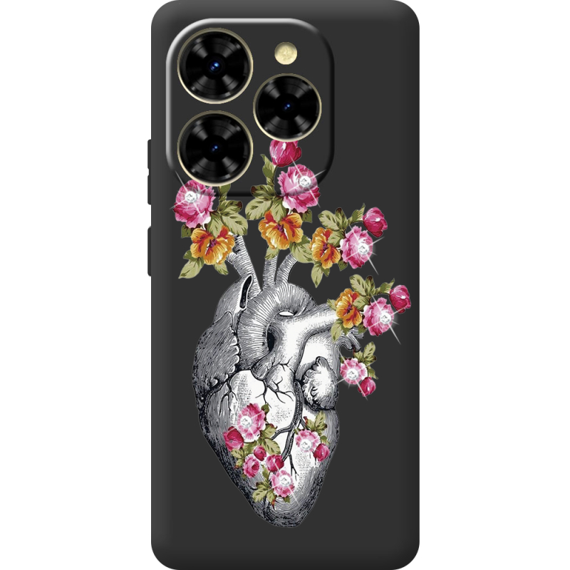 Чохол зі стразами Blackview Shark 9 Heart