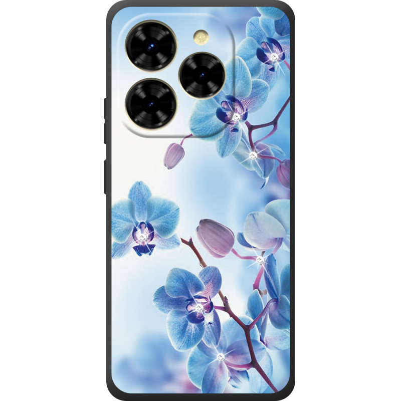 Чохол зі стразами Blackview Shark 9 Orchids