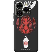 Чорний чохол BoxFace Blackview Shark 9 RedWhite Coffee