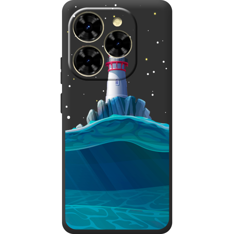Чорний чохол BoxFace Blackview Shark 9 Lighthouse