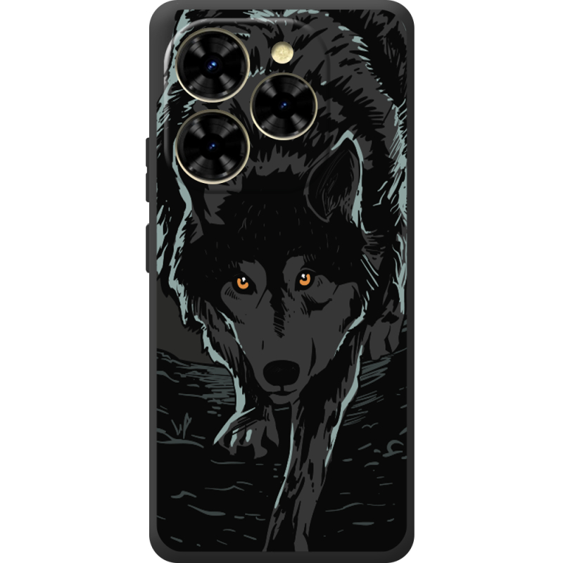 Чорний чохол BoxFace Blackview Shark 9 Wolf