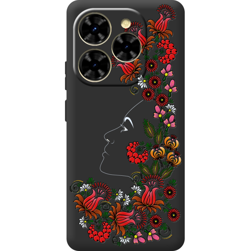 Чорний чохол BoxFace Blackview Shark 9 3D Ukrainian Muse