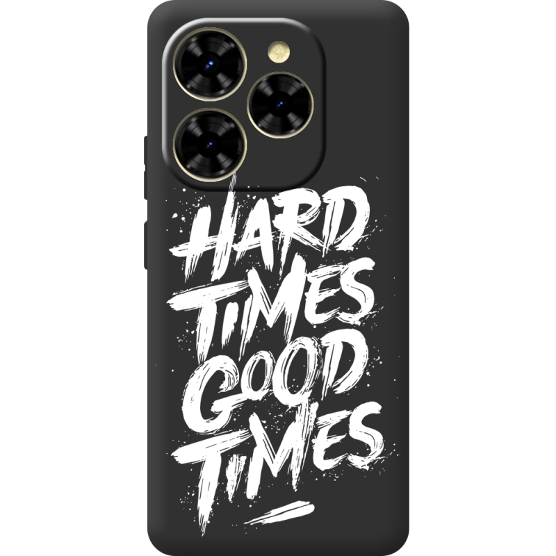 Чорний чохол BoxFace Blackview Shark 9 Hard Times Good Times
