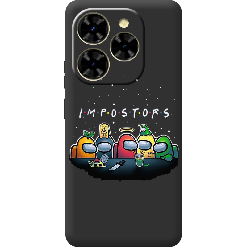 Чорний чохол BoxFace Blackview Shark 9 Among Us Impostors