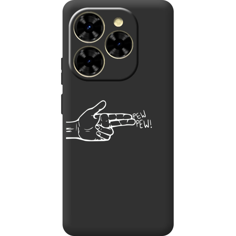 Чорний чохол BoxFace Blackview Shark 9 Pew Pew